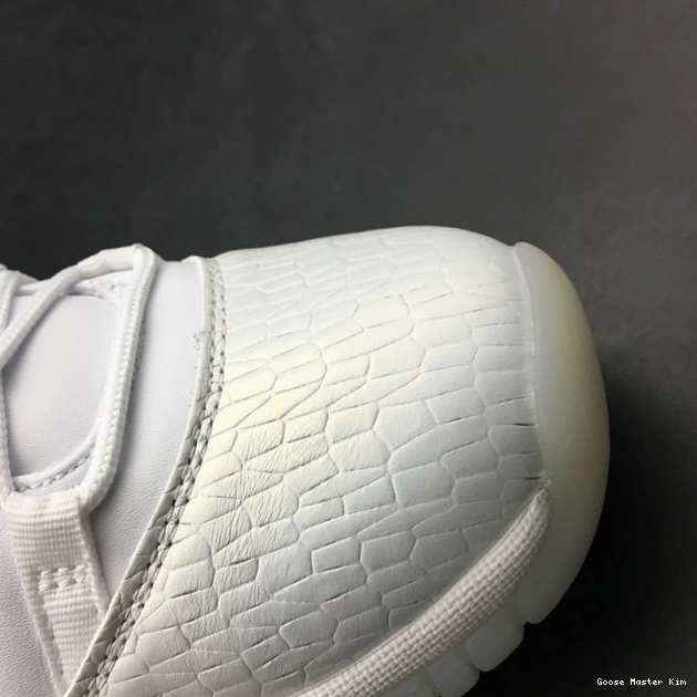 Frost 897331-100 Heiress Jordan Low 11 Air White 0728